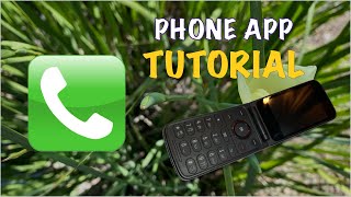 TCL Flip 3 - phone app tutorial 