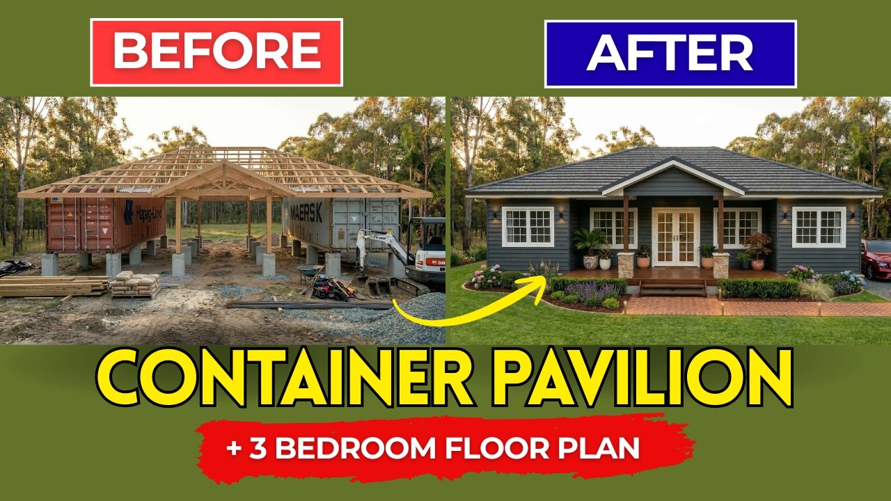 Full Shipping Container House Build Start to Finish | 3 Bedrooms