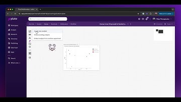 Experimental data analysis canvas | Pluto Bio