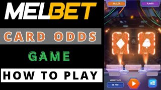 How to play Melbet card odds game | Melbet se paise kaise kamaye | Melbet fast games play screenshot 2