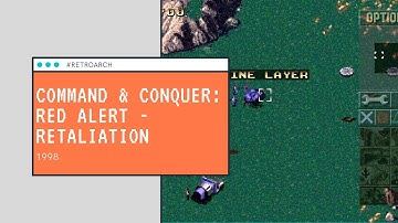 Command & Conquer: Red Alert - Retaliation (1998) [PS1] - RetroArch with PCSX ReArmed