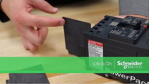 Installing LV426920 Interphase Barrier onto PowerPact B Breakers | Schneider Electric Support