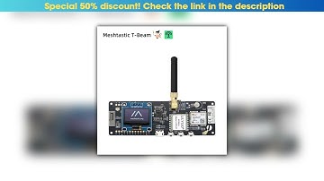 Slide LILYGO® TTGO Meshtastic T-Beam LoRa ESP32 Development Board 433/868/915MHz LoRaWAN Module Cir