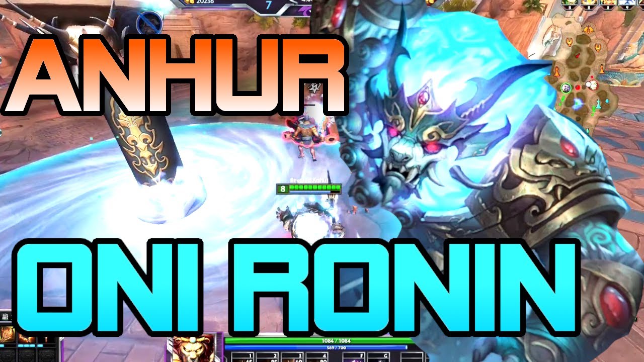 Anhur Oni Ronin Skin Imbued With Powers?! | SMITE | Season 8