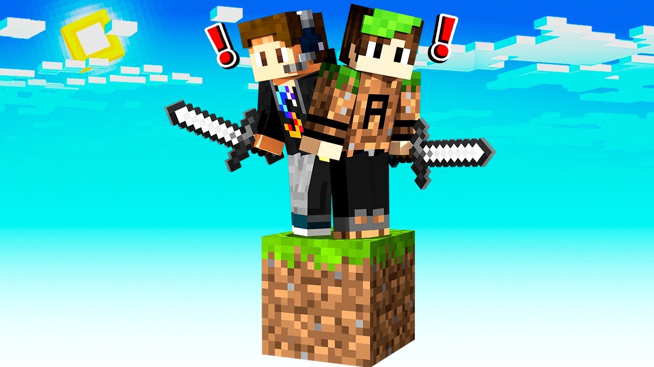 I TRAPPED my FRIENDS on ONE BLOCK in MINECRAFT