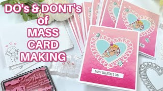 Tips and Tricks for Making Multiple Cards at once