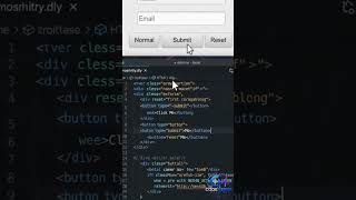 HTML Buttons Explained in 30 Seconds | Button, Submit & Reset Types