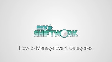 How to Manage Event Categories
