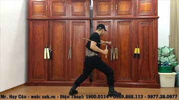Hướng dẫn dấu côn nhị khúc trong người - Mr. Huy Côn