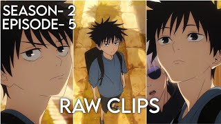 Baby Megumi | Raw Scenes 4k | Jujutsu Kaisen | S2EP5 | Anime Raw Clips