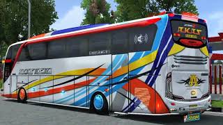 New Livery AKAS AZRI HDD MANS Gaming || Bussid v4.4.1 screenshot 1