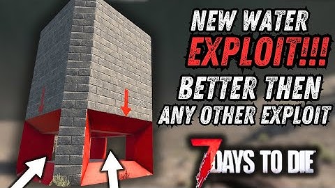 I discovered the ultimate underwater Secret exploit in 7 days to die.