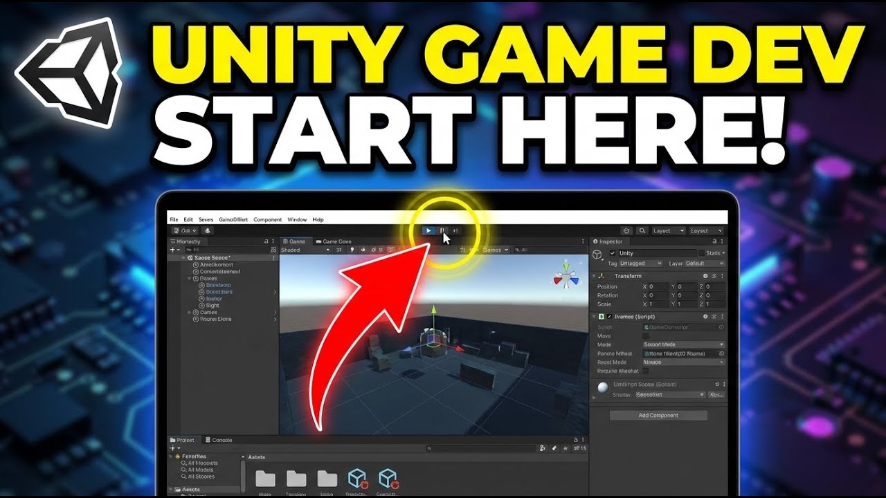 How to create a game with Unity - Beginner Guide - YouTube