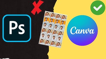 Create passport size photos in 5 mins using Canva !