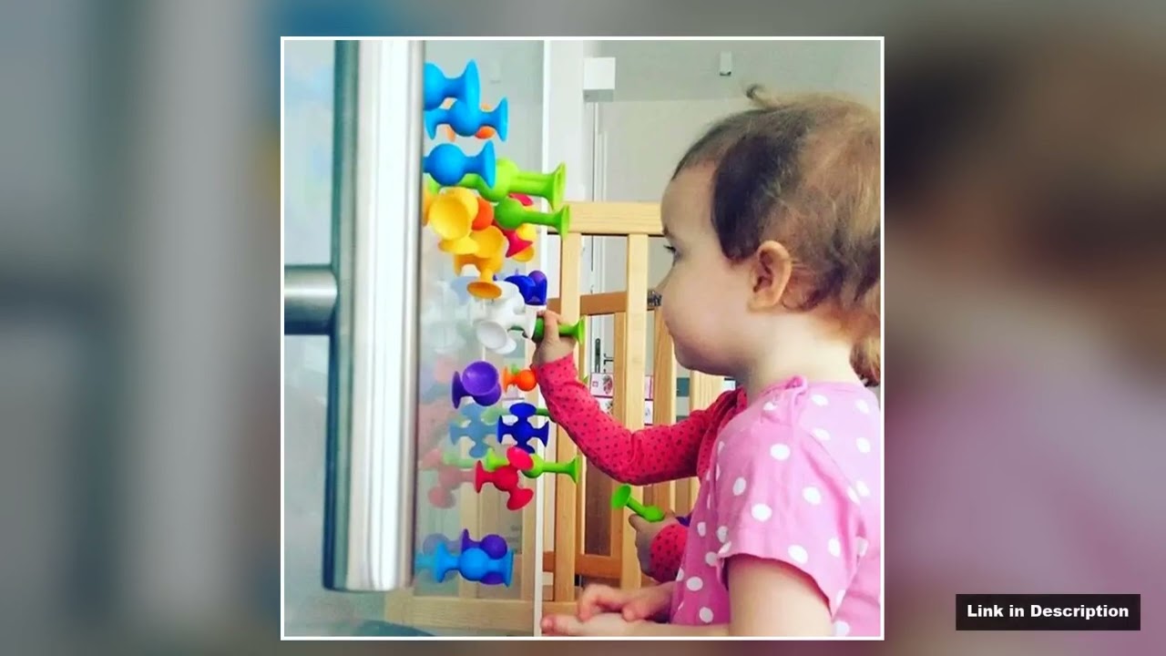 19 Pcs Suckers Assembled Toys Funny Silicone Block Model Construction Toys Sucker Suction Cup