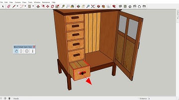 Sketchup Extension: Move Rotate Open Close