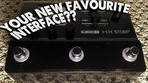 Can the HX STOMP replace your AUDIO INTERFACE?