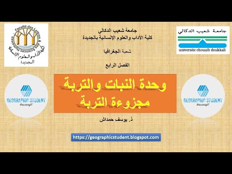 (الخصائص الاساسية للتربة: الخصائص الفزيائية (نسيج التربة - بنية التربة - لون التربة - سمك التربة