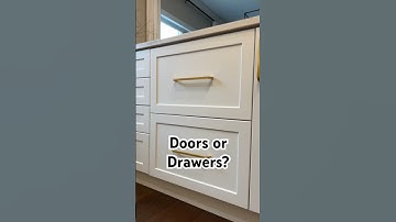 I decided to modify this cabinet from one large door to 2 large drawers with @myfrontandcenter !