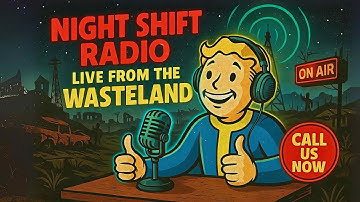 The Midnight Oil: Fallout Call-In Radio Show | Oldies Music Ambience & ASMR Bedtime Story