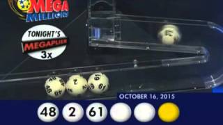 2015 10 16 Mega Millions Numbers and draw results