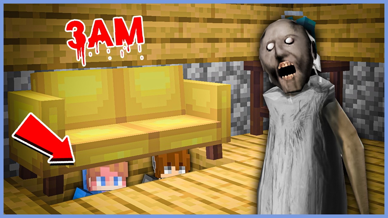 JOJO & FRANZ SEMBUNYI DARI NENEK GRANNY MENGERIKAN di MINECRAFT