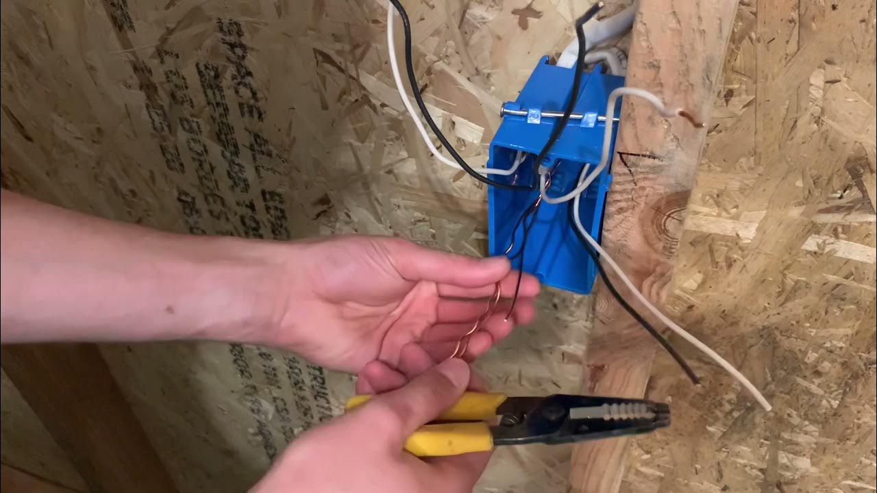 Electrical 101 How To Rough In A Single Gang Switch Box (2 Powers/1
