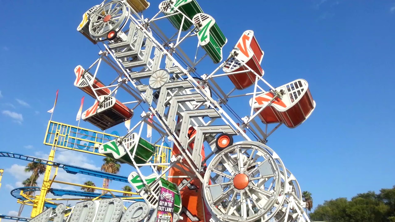 Zipper ride at la county fair 2017 YouTube
