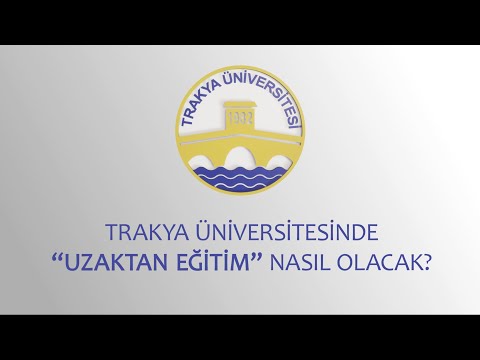 Trakya Üniversitesi Uzaktan Eğitim Ağına Nasıl Katılabilirim?