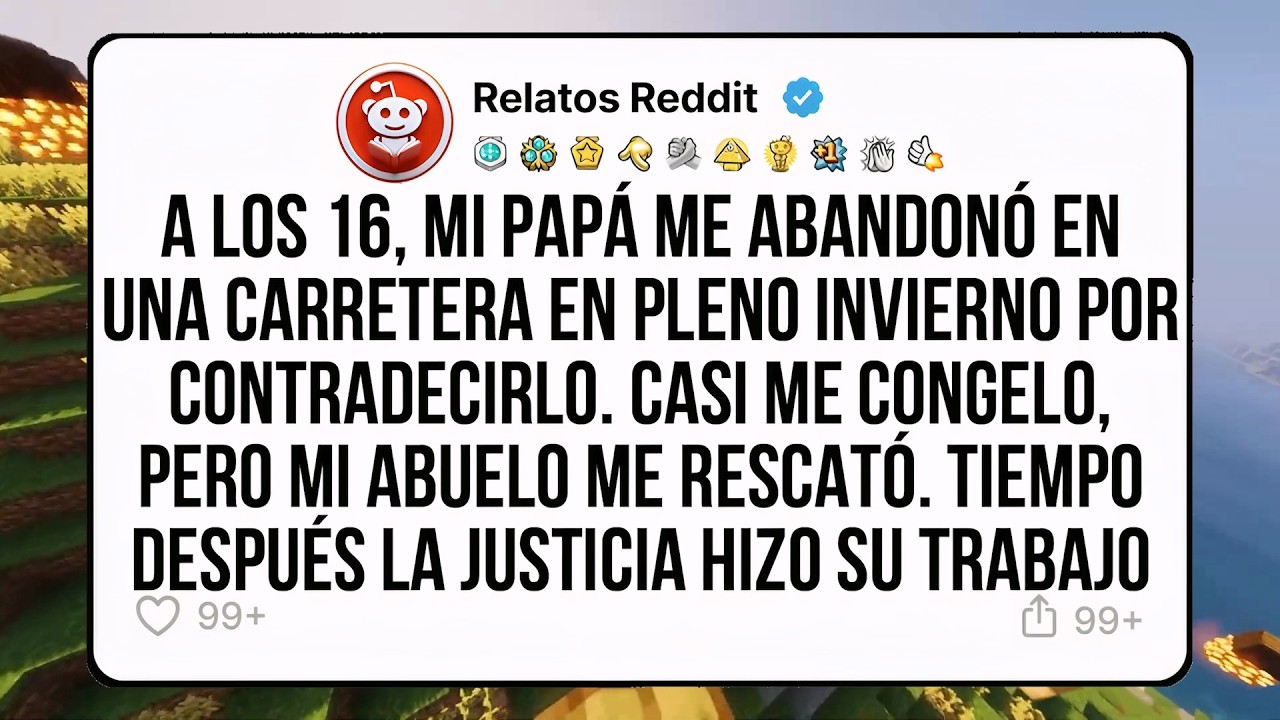 A los 16, mi papá me abandonó en una carretera en pleno invierno por contradecirlo. Casi me congelo