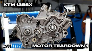 KTM 125SX MOTOR TEARDOWN 1 | Top end, Clutch, Flywheel, Shift Linkage