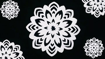 Paper Snowflake Tutorial | How To Make Snowflakes In 5 Minutes | Snowflakes❄️