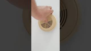 testing the smoke detectors