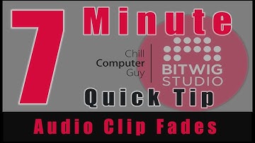 Bitwig Studio 2 Quick Tips: Audio Clip Fades