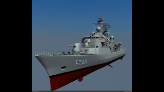 Tcg Yavuz F 240 - Model Savaş Gemi̇si̇