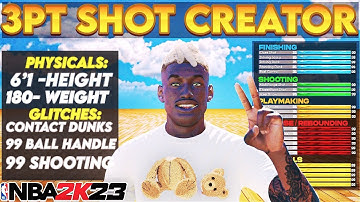 BEST POINT GUARD BUILD in NBA 2K23! "3PT SHOT CREATOR" w/CONTACT DUNKS & HIGH 3PT