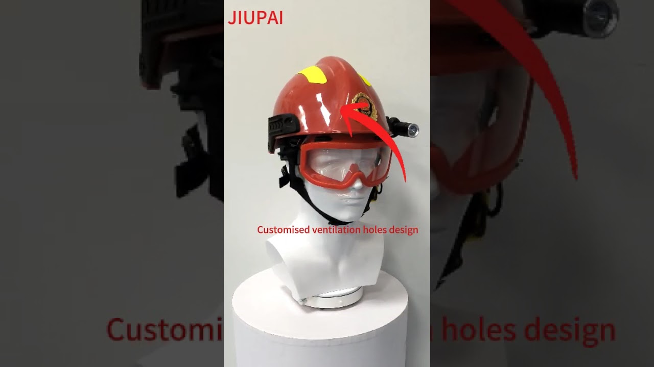 Emergency rescue helmets