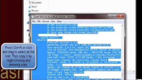 #Minecrafthelp Tutorial 1.2 - Crash-Report