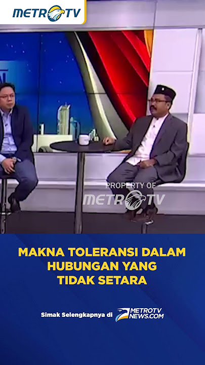 Toleransi Merupakan Hubungan Yang Tidak Setara Yang Disebut Mayoritas & Minoritas #shorts