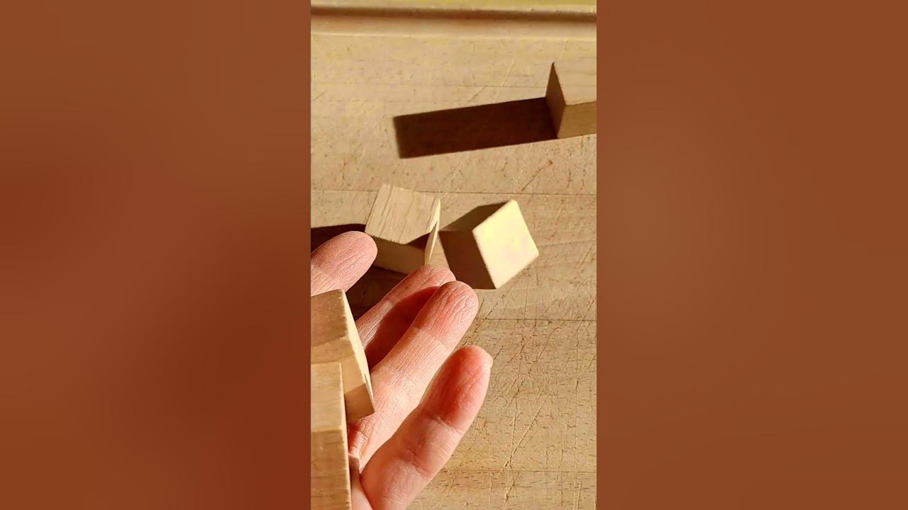 Wood vs Wooden Cubes Hitting the Wooden Board YouTube