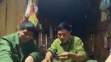 5 tết 2 ae đi thăm bẫy dính hàng khủng và ăn uống tại trong lán luôn | Rừng núi Bắc Kạn