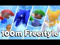 Mario Sonic At The London 2012 Olympic Games 3DS 100m Freestyle All Characters Mario Sonic At The London 2012 Olympic Games 3DS 100m Freestyle All Characters