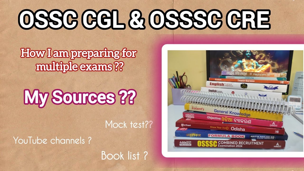 Which sources I am following for OSSC CGL And OSSSC CRE ? | #ossc #cgl #osssc #upsc #ssc 