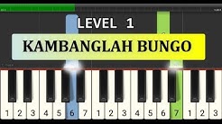 not piano kambanglah bungo - tutorial level 1 - lagu daerah nusantara tradisional - not pianika  - Durasi: 2:08. 