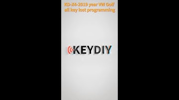 KD-X4  2019 year VW Golf MQB48 all key lost programming