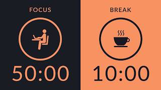 50/10 Pomodoro Timer with Brown Noise 🎧 6-Hour Study with Me for Deep Focus & ADHD ✨