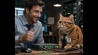 The Adventures of an IT Support Cat: Network Emergency