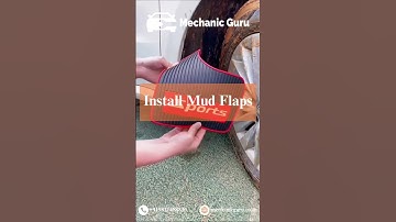 Install Mud Flaps for Maximum Protection! 🚗🔧 #mechanicguru #automotivecare #carparts #detailing