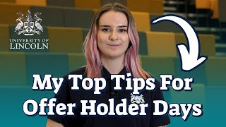 Top Tips For Offer Holder Days (2025) | University of Lincoln
