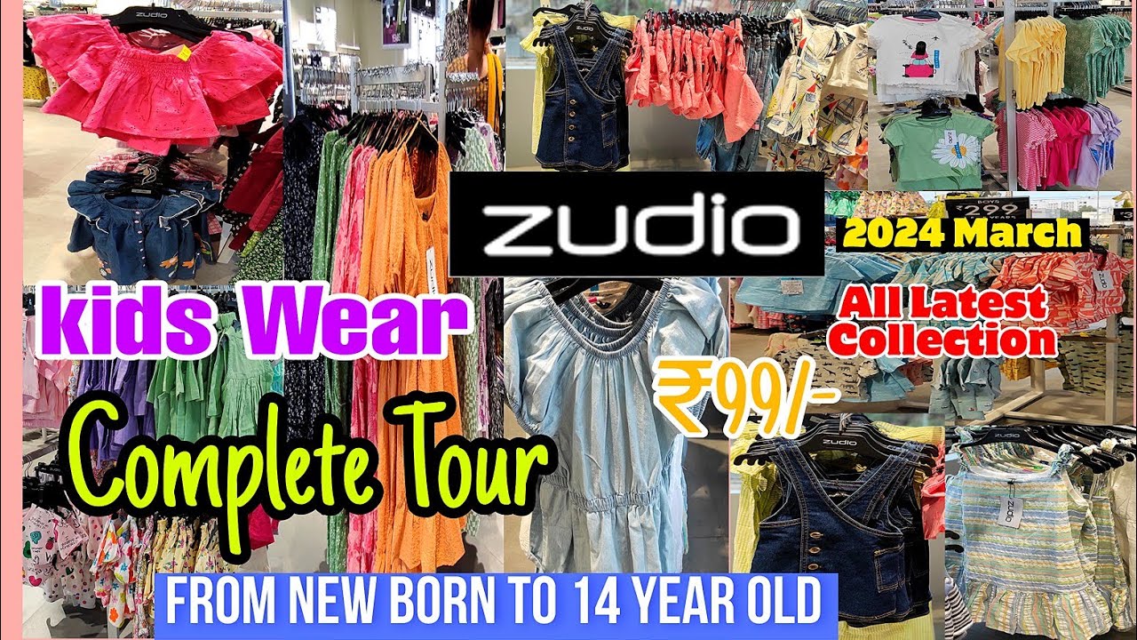 ZUDIO Kids Wear complete tour l collection From New born to 14 year old ...
